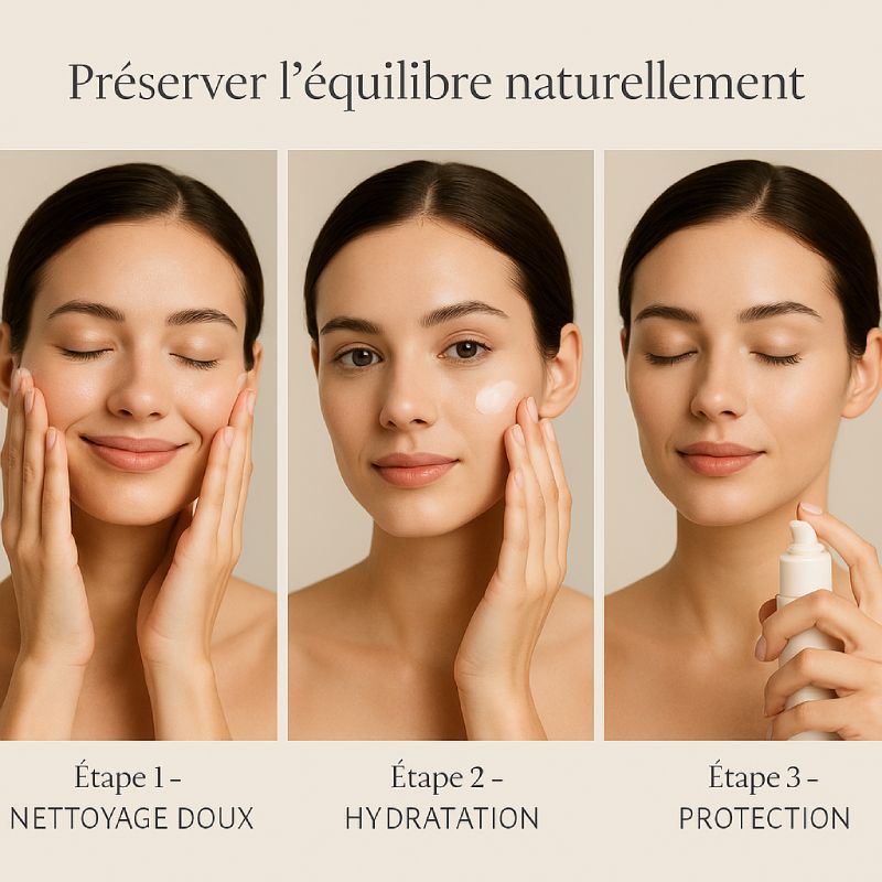 Una routine di bellezza in tre fasi per preservare il microbiota della pelle: detergere, idratare, proteggere